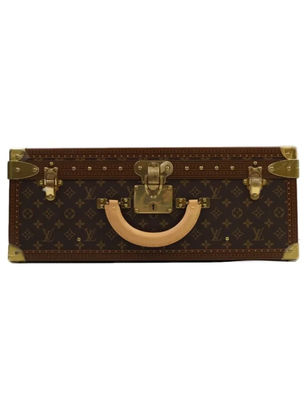 Louis Vuitton Monogram Alzer 55 Trunk Case with Dividers